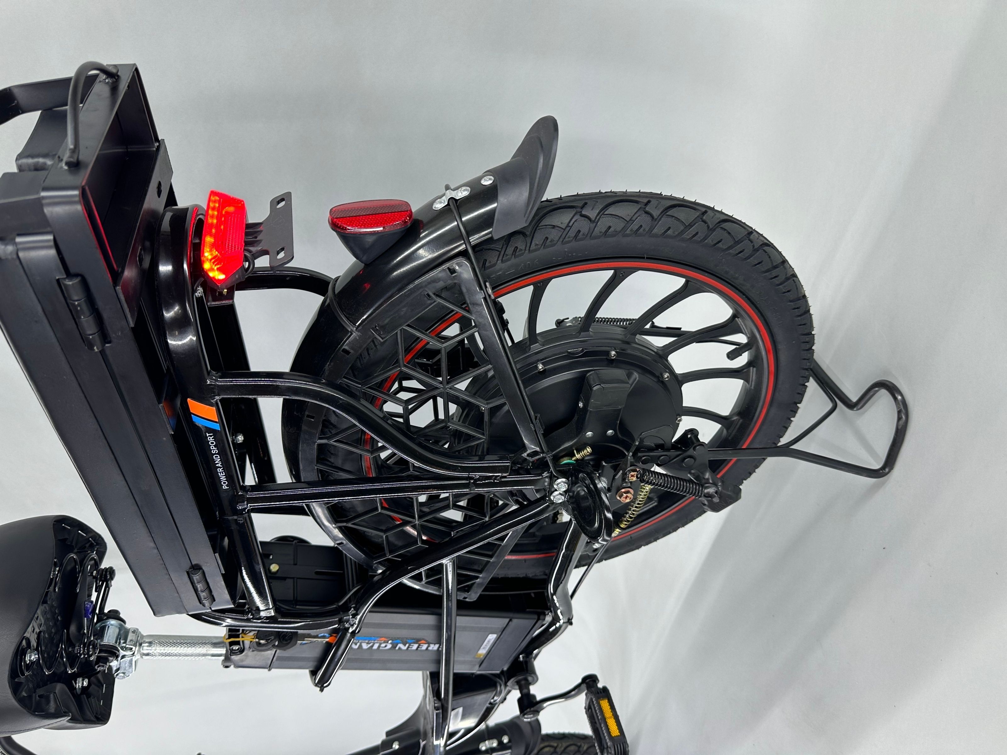 Электровелосипед EVOBIKE X-CITY U20 240W 20" черный, с раскладным сиденьем - грузовым багажником 1102857 фото