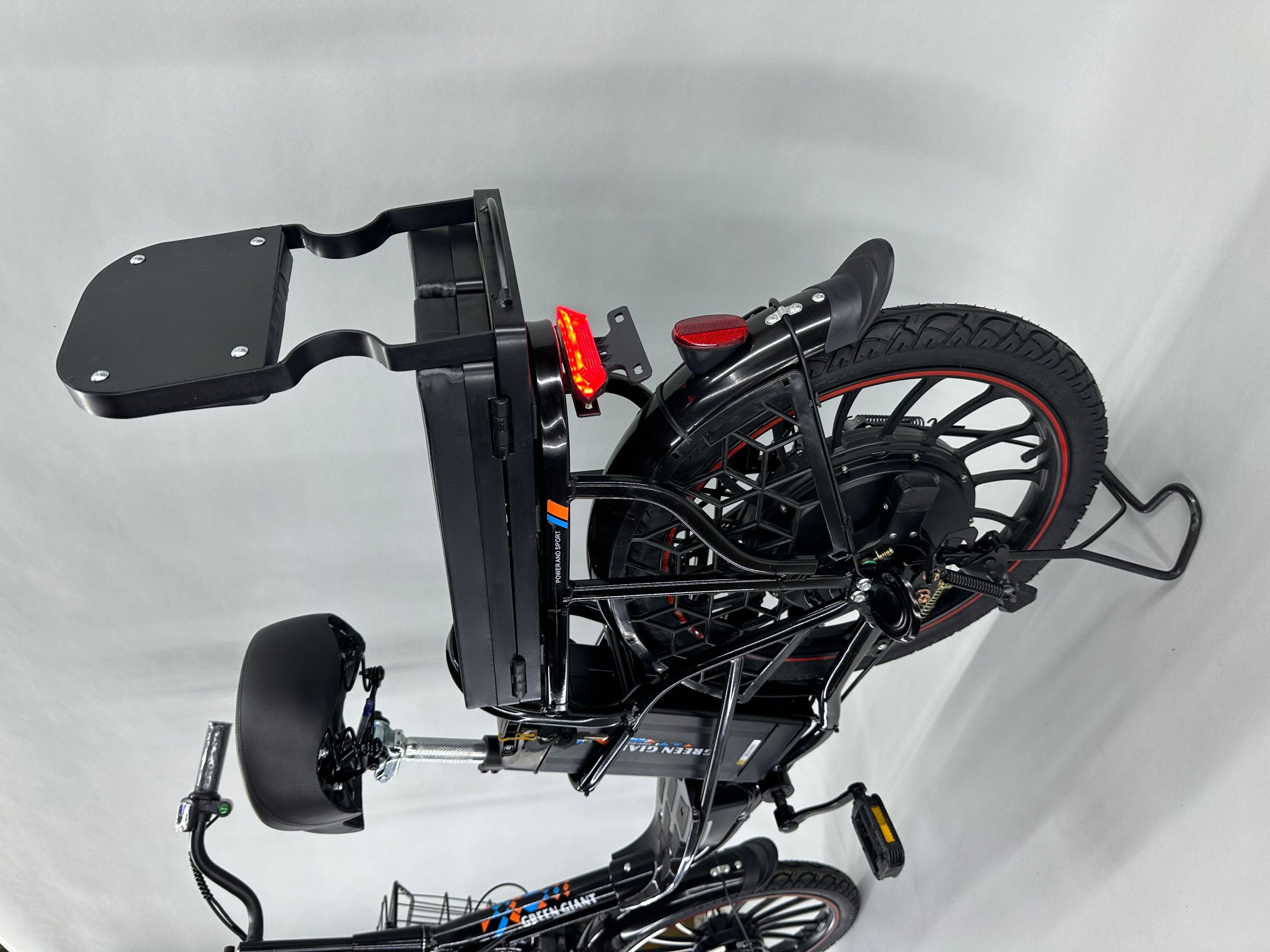 Электровелосипед EVOBIKE X-CITY U20 240W 20" черный, с раскладным сиденьем - грузовым багажником 1102857 фото