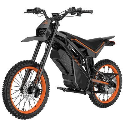 KUGOO Wish 02 Pro 2026 2500W 60V 27Ah &mdash; электрический off-road велосипед, колеса 19"/17", обновленный усиленный литий-ионный аккумулятор, оранжевый цвет 4501789 фото