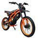 KUGOO Wish 02 Pro 2026 2500W 60V 27Ah &mdash; электрический off-road велосипед, колеса 19"/17", обновленный усиленный литий-ионный аккумулятор, оранжевый цвет 4501789 фото 3