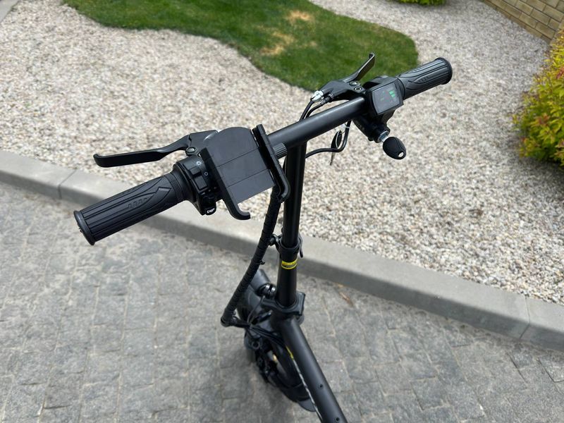 Електровелосипед ASKMY U15 Pro 48V 500W 13Ah | складний з амортизацією, додатковим сидінням та кошиком 0701 фото
