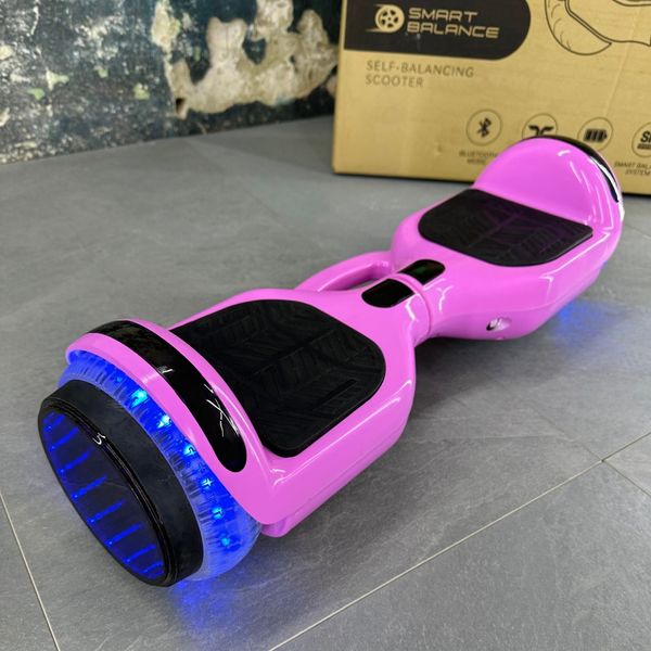 Гироборд SMART BALANCE U6 Infinity 2024 карамельно-розовый с музыкой и LED-подсветкой колес 8001 фото