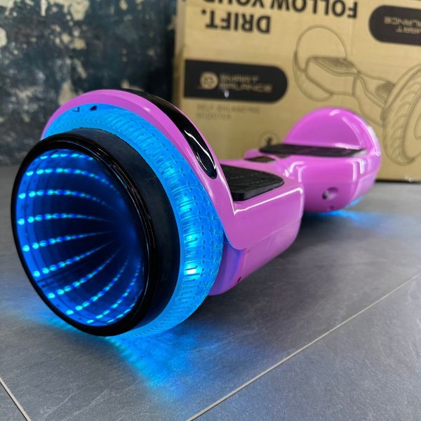 Гіроборд SMART BALANCE U6 Infinity 2024 карамельно - рожевий з музикою і LED - підсвіткою колес 8001 фото