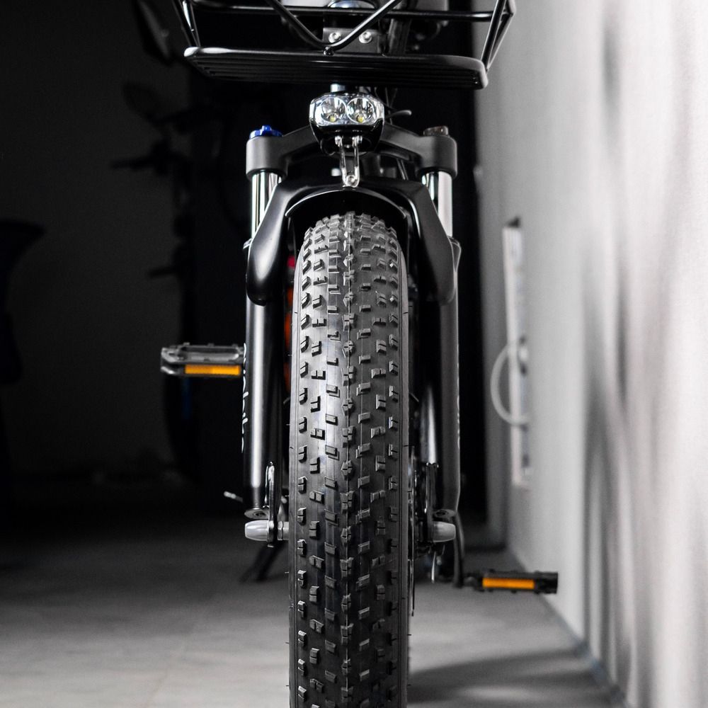 Электрофетбайк EVOBIKE Storm V8s серый 1000W 48V 30Ah 20&times;4" складной с системой PAS, Shimano 7-Speed ​​и съемным Li-ion аккумулятором 56785 фото