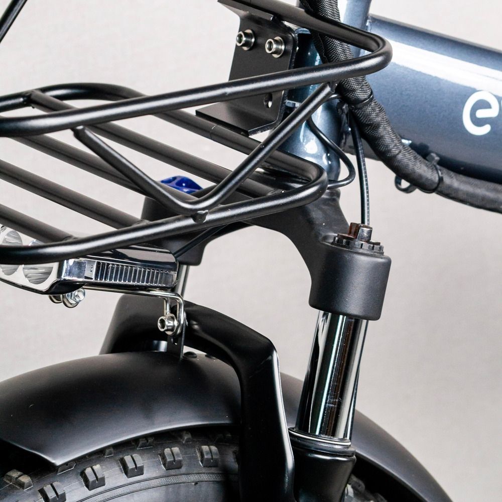 Электрофетбайк EVOBIKE Storm V8s серый 1000W 48V 30Ah 20&times;4" складной с системой PAS, Shimano 7-Speed ​​и съемным Li-ion аккумулятором 56785 фото