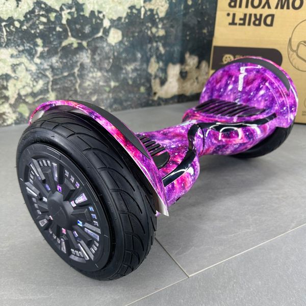 Гироборд SMART BALANCE U10 Turbo 2024 10 дюймов Фиолетовый космос с самобалансом + APP | с LED – подсветкой колес 2102 фото