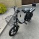Електровелосипед GREEN GIANT U18  Pro (48V, 18Ah, 600W) з АМОРТИЗАТОРОМ | чорний | з розкладним сидінням-багажником 09876 фото 10